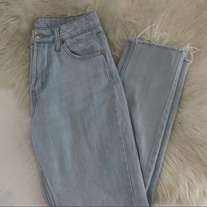 light wash straight leg